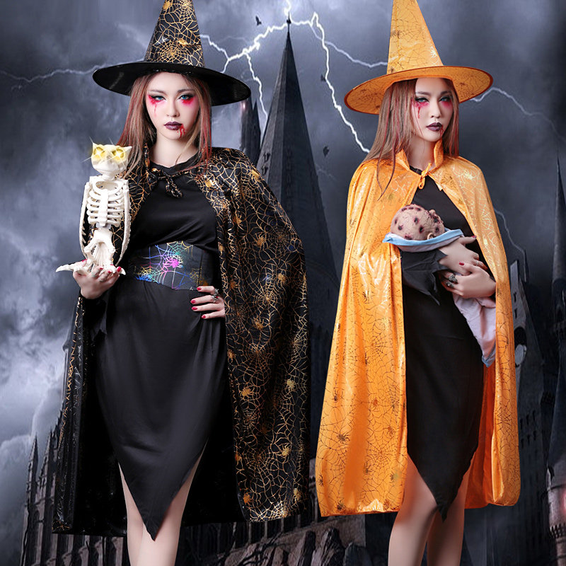 万圣节披风角色扮演服装cosplay女派对聚会舞台表演成人死神斗篷