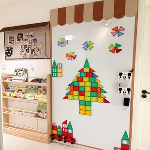 清朗挂式白板珐琅板绿板粉笔黑板白板笔辅导班写字板教学培训写字板家用装饰照片墙儿童涂鸦搪瓷白板可定制