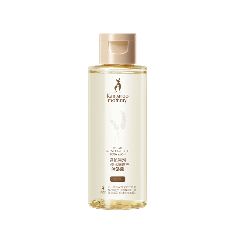 【U先】袋鼠妈妈 小麦洗发露80g+小麦沐浴露80g