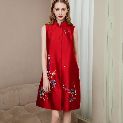 中国风复古民国风小洋装改良旗袍