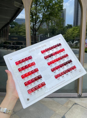 25色红玫瑰红色系列甲油胶