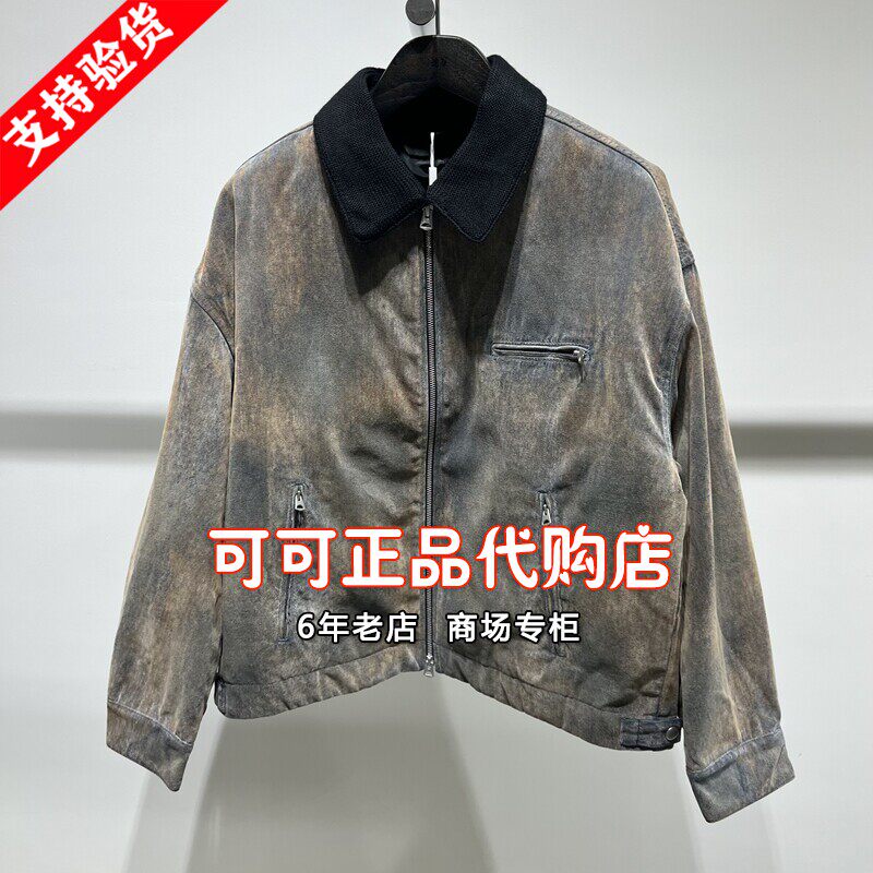速写正品代购专柜2025冬新款国内商场同款时尚牛仔棉衣 9PAB10230
