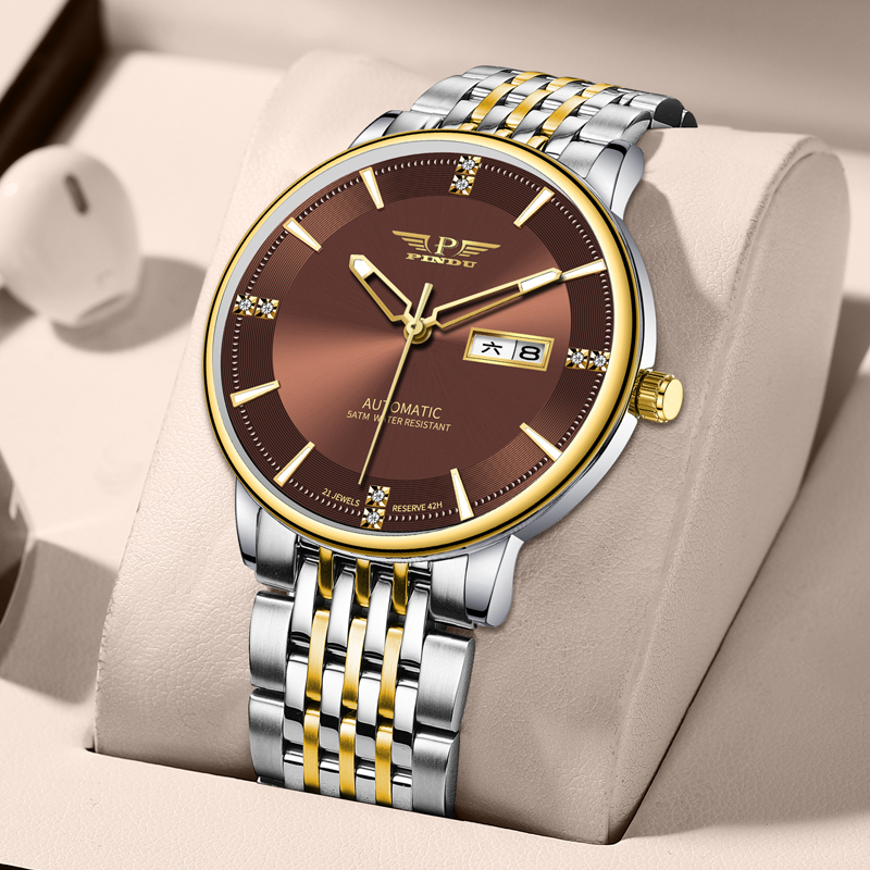 全自动防水腕表PINDU时尚男士