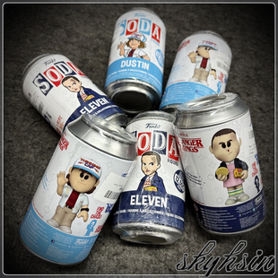 怪奇物语十一 Funko Soda Vinyl 达斯汀汽水罐手办盲盒带隐藏 POP
