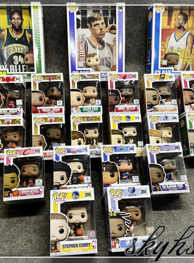 Funko乔丹/罗德曼/魔术师/基德/奥尼尔/斯托克顿/库里/詹姆斯手办