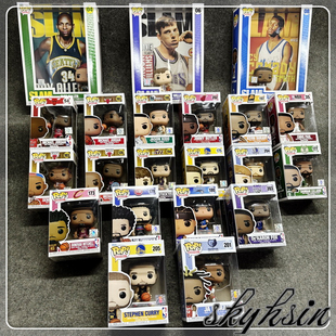 基德 魔术师 奥尼尔 斯托克顿 詹姆斯手办 Funko乔丹 库里 罗德曼