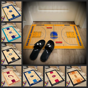 篮网/湖人/马刺/灰熊等30支球队球场地毯 床边毯客厅沙发茶几地垫