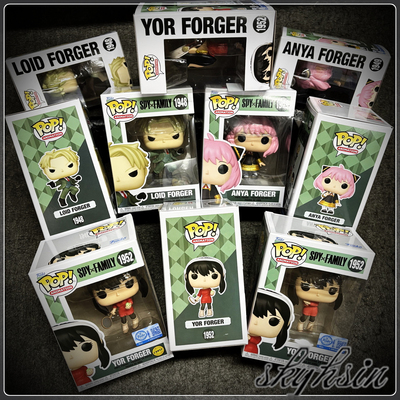 Funko间谍过家家手办钥匙扣挂件