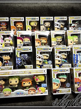 Funko丰高Pop公仔 One Piece海贼王人偶手办 路飞索隆 罗摆件现货