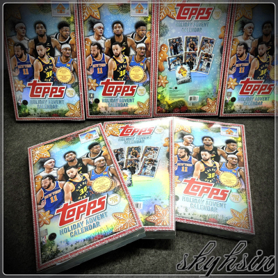 TOPPSNBA2025假日版篮球球星卡