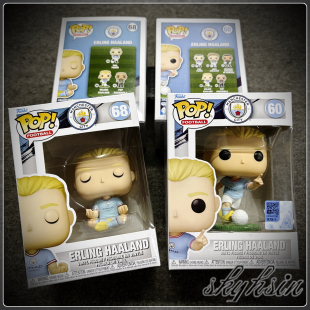 Funko 英超足球曼彻斯特城队哈兰德手办 福登/瓜迪奥拉人偶公仔