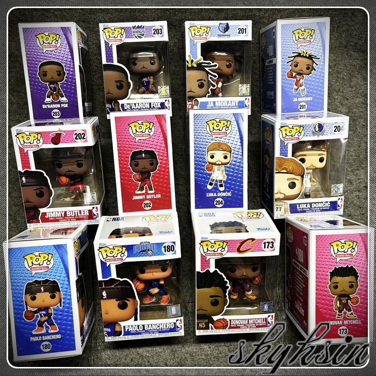 库里/汤普森/东契奇大头娃娃手办