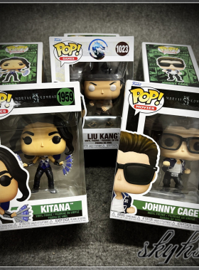Funko Mortal Kombat真人快打吉塔娜/绝对零度/刘康/乔尼凯奇手办
