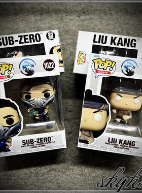Funko Pop Mortal Kombat真人快打公仔手办 绝对零度刘康蝎子人偶