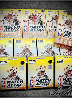 Topps Match Attax 2025 NBA球星卡篮球对战卡游牌文班亚马弗拉格