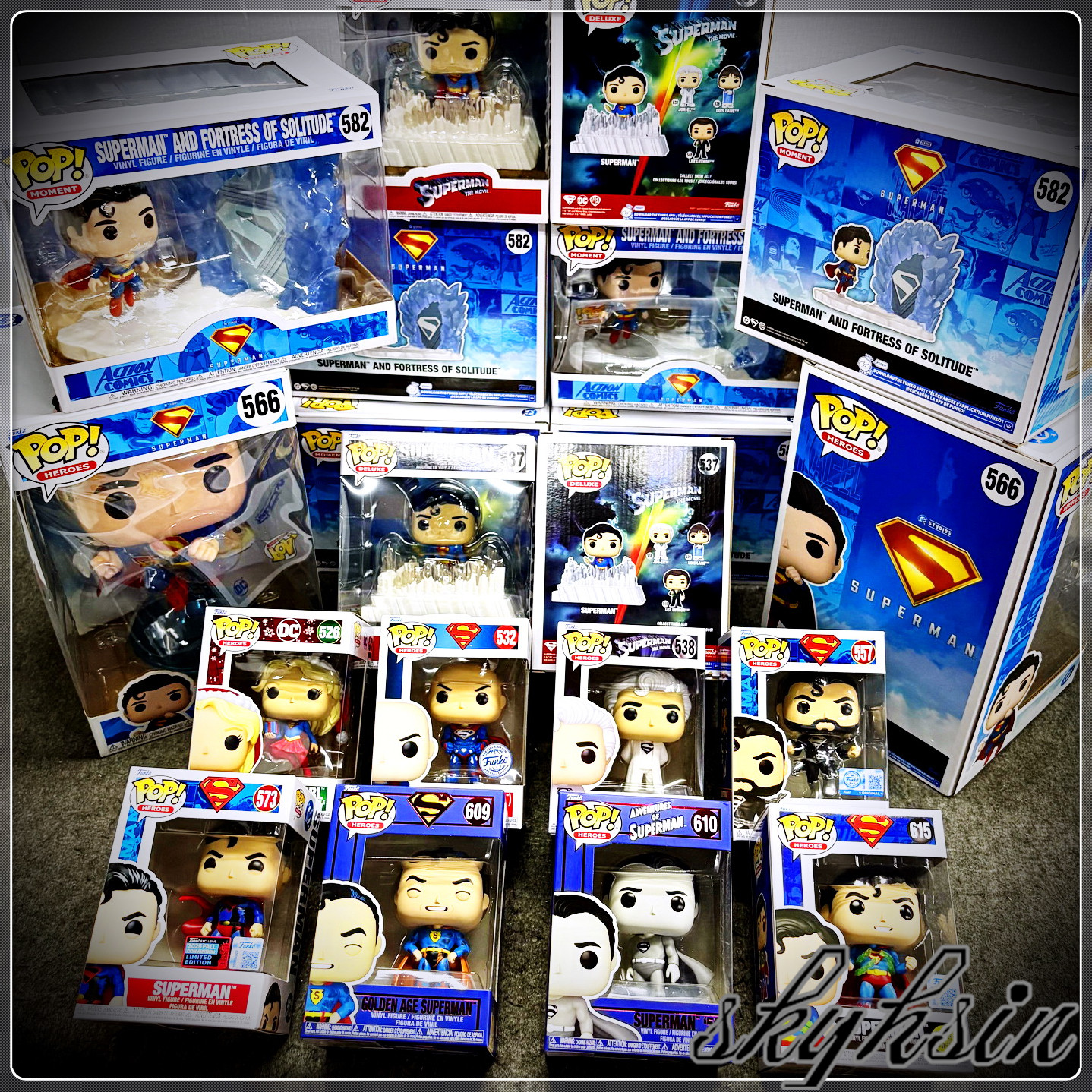 FunkoDC超人电影手办钥匙扣挂件图片