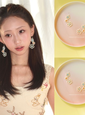 FULLICESTUDIO花屿风铃原创饰品小清新流苏耳饰氛围感配饰耳钉