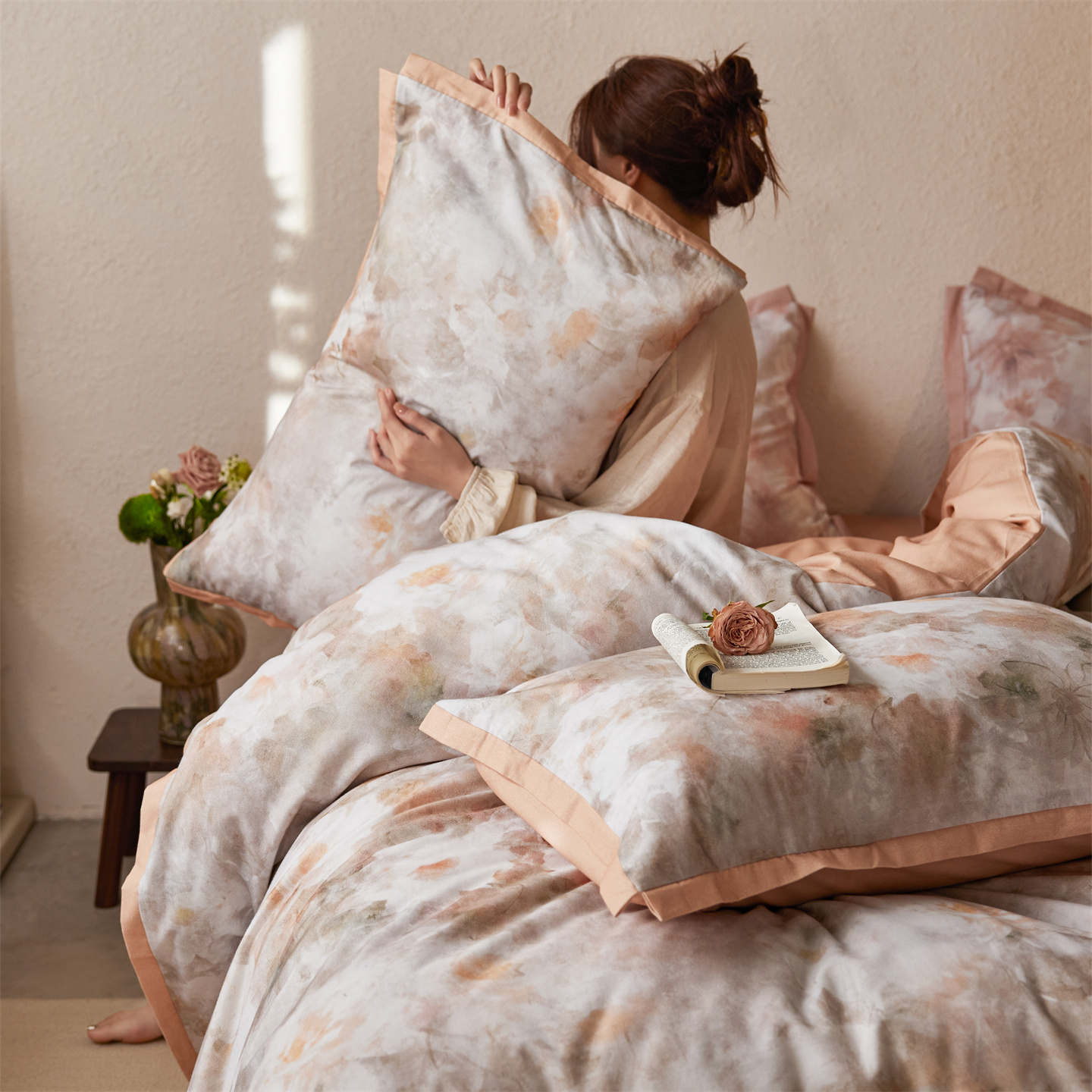 2025新款磨毛四件套/高级感纯棉