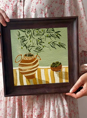 砂岩画小众艺术高级感装饰画