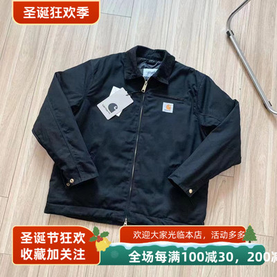 一件代发卡哈特底特律加棉加厚美式复古帆布夹克棉服外套硬派休闲