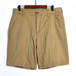 2026年男士工装风中裤时尚简约纯色青年休闲裤宽松直筒五分裤短裤