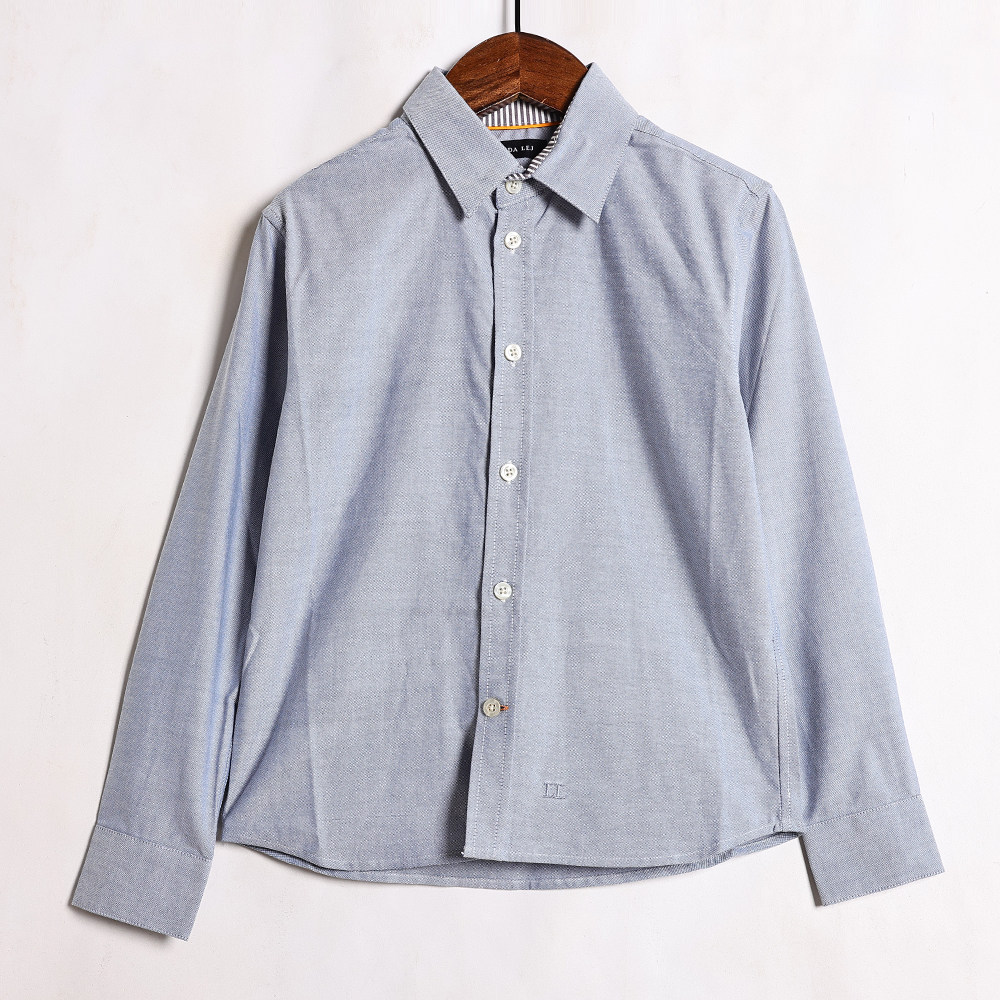 2025年春秋季儿童翻领尖领薄款长袖衬衫简约百搭时尚中小童衬衣潮,童装/婴儿装/亲子装,衬衫,淘宝优惠券,粉丝福利购,淘宝优惠卷