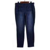 女装 时尚 复古水洗洋气韩版 2026春秋新品 休闲裤 牛仔裤 修身 大码