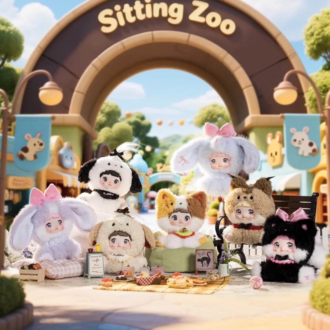 Nommi糯米儿坐坐动物园盲盒