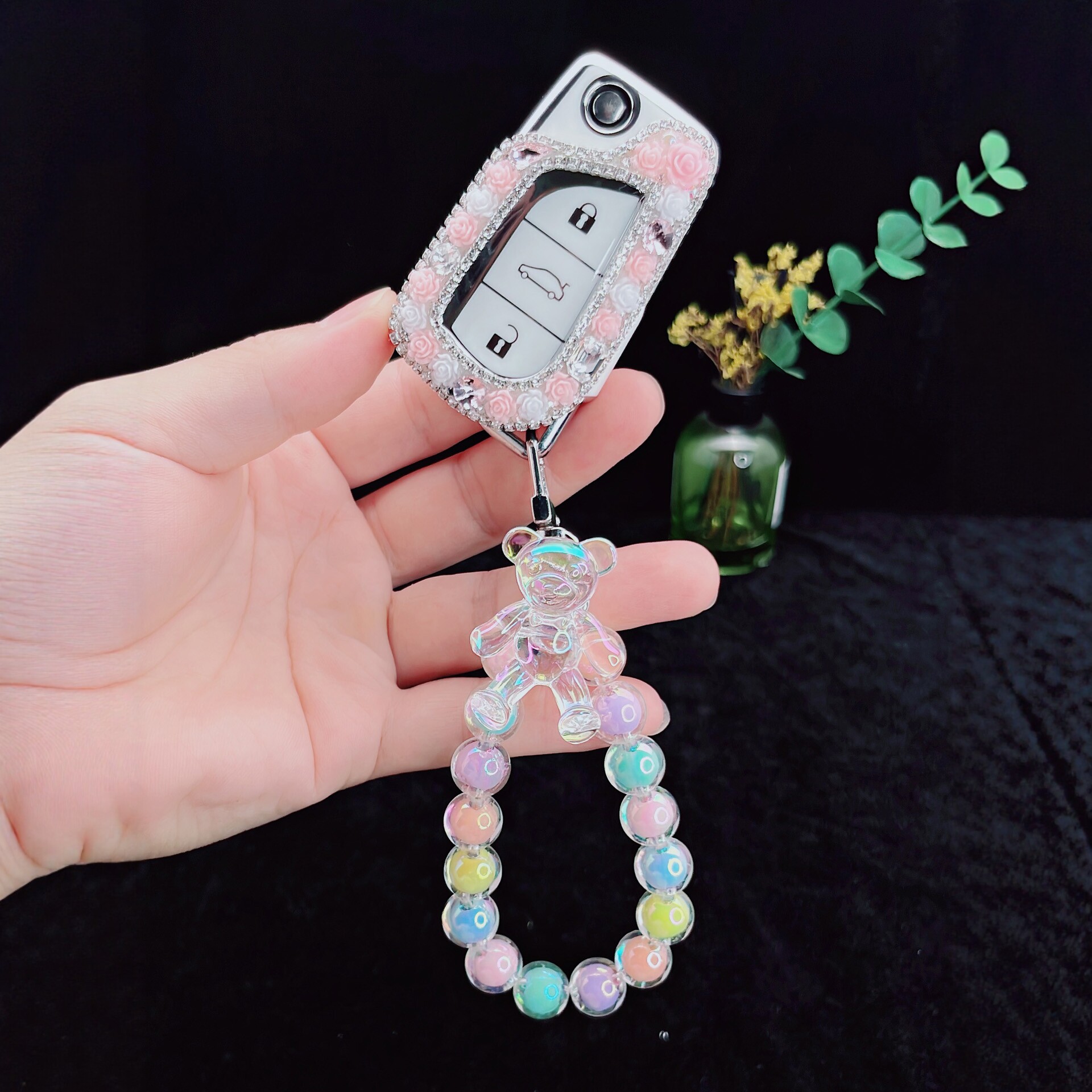 老款丰田荣放rav4折叠钥匙套女款