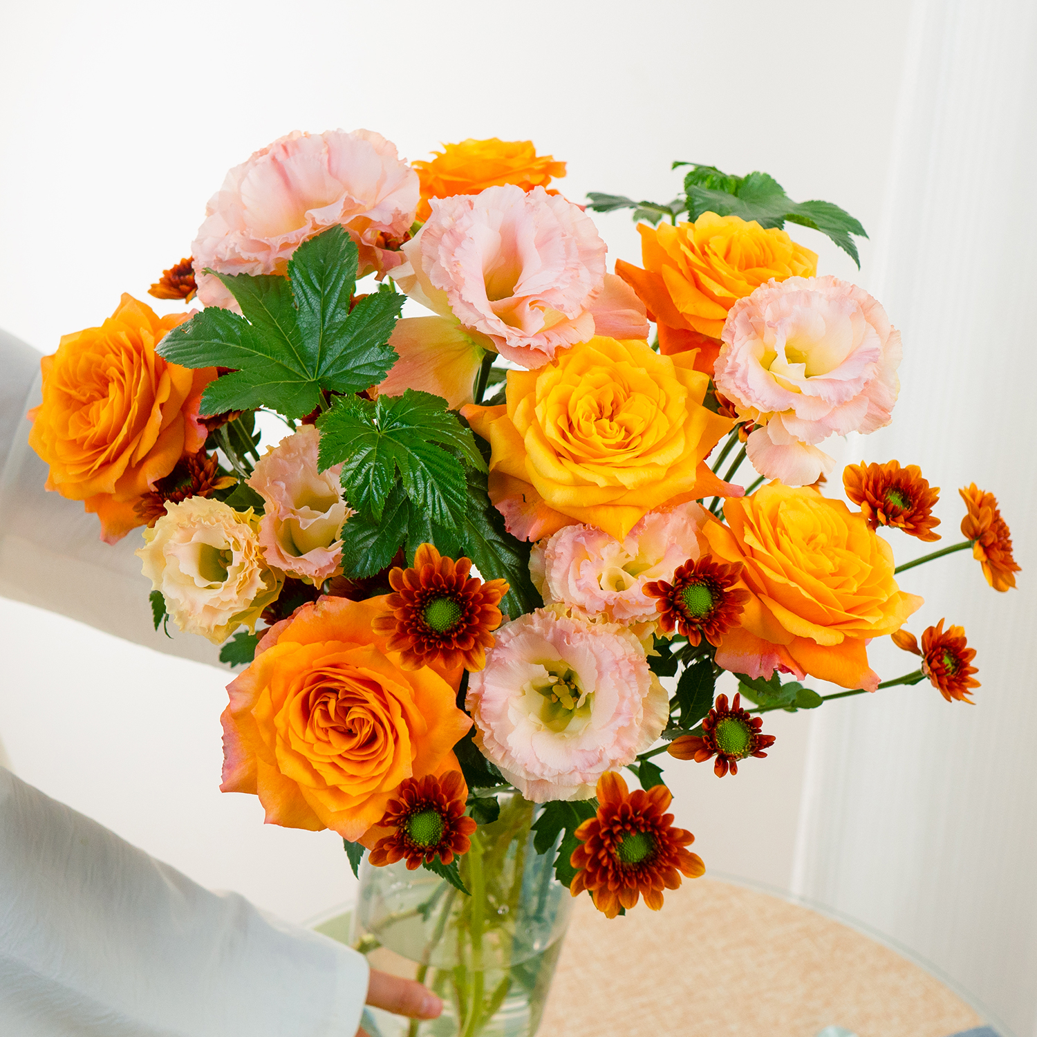 D2暖调新鲜高级混搭鲜花云南基地直发混搭花束家庭水养鲜花