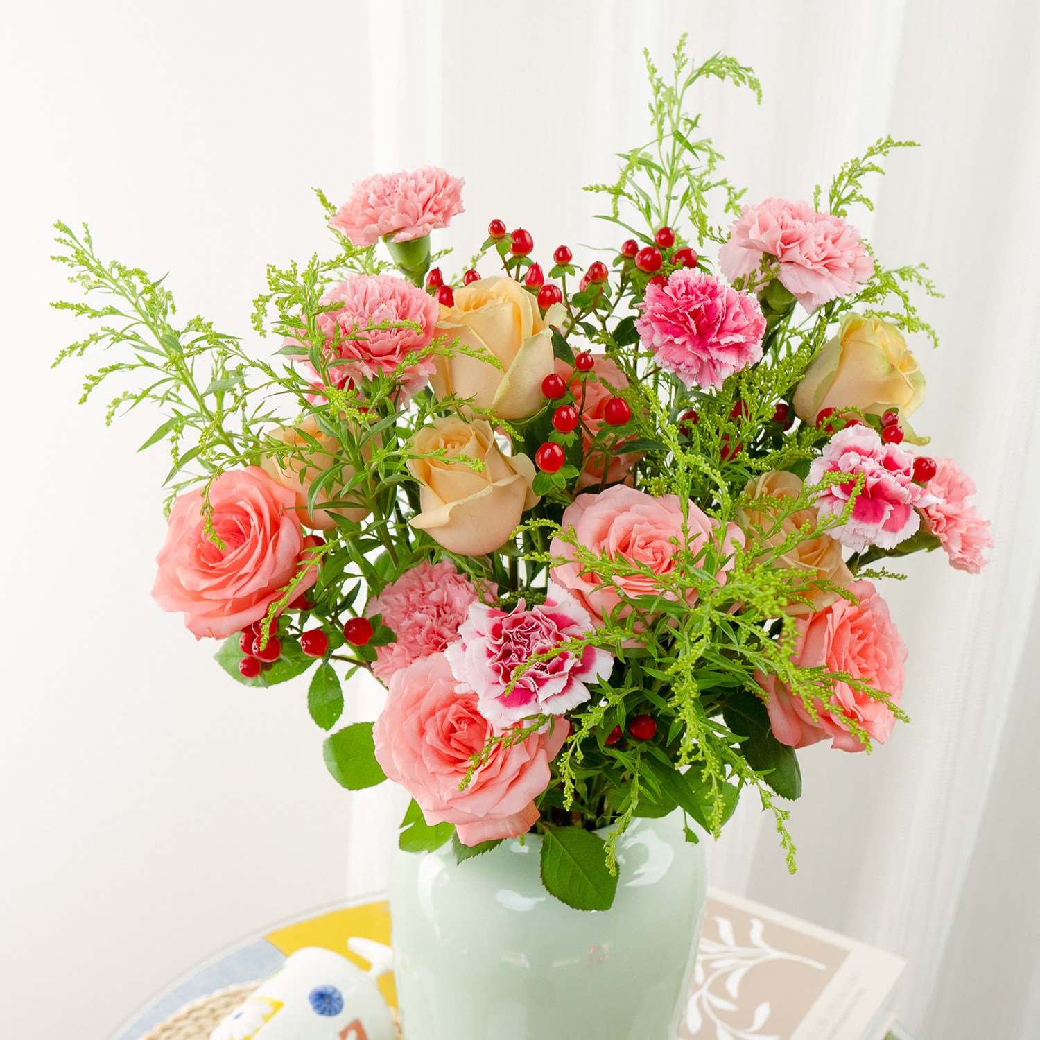 混搭花束鲜花云南基地直发家庭水养花束新鲜花材现采现发货