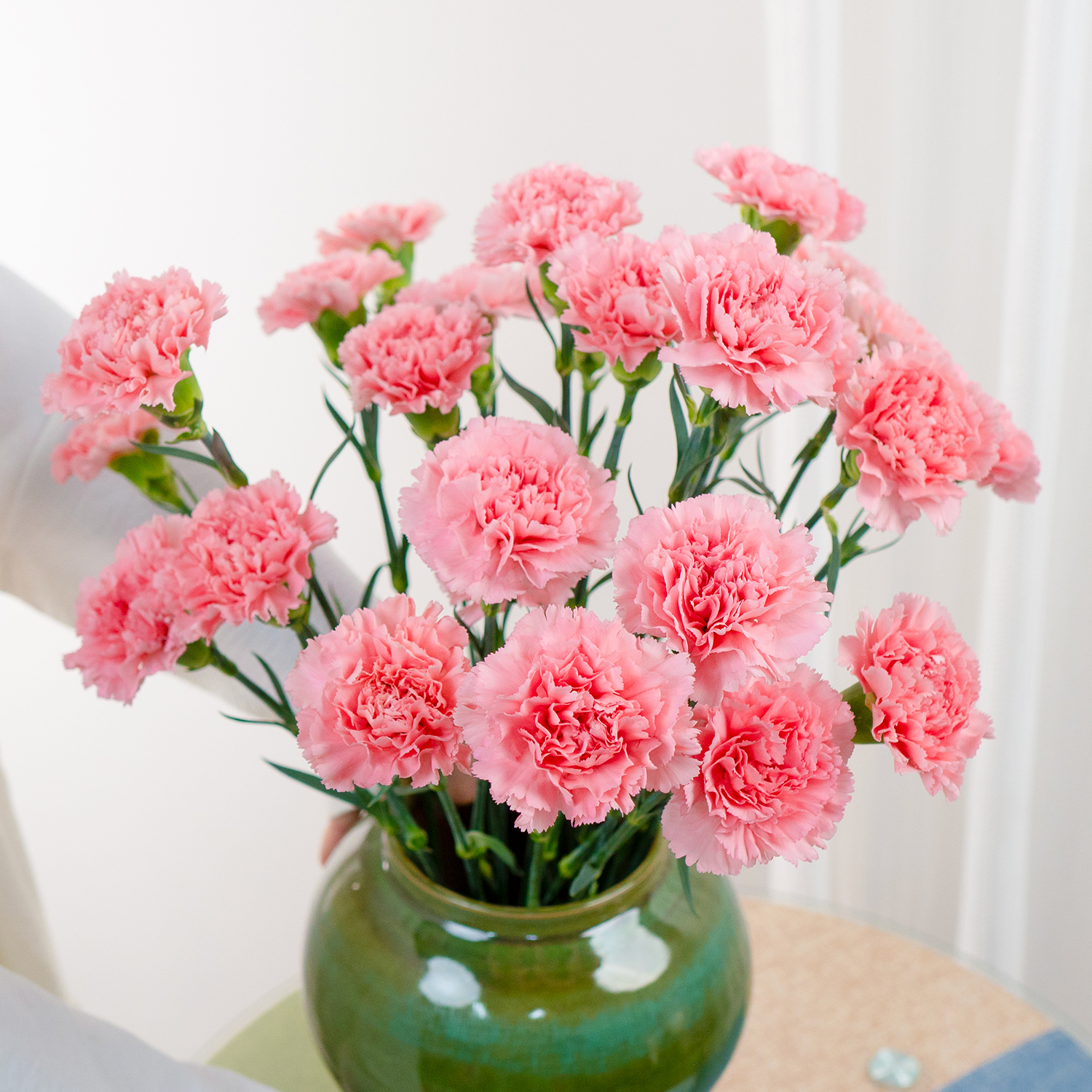 AB级粉钻康乃馨鲜花云南基地直发现采现发教师节母亲节礼物