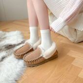 澳洲TASMAN 外穿5883 超轻底翻毛便鞋 AUS秋冬女鞋 羊毛雪地靴平底鞋