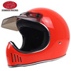 Japan TT&CO quality goods Moto-3 Retro Helmet Harley locomotive Full helmet cross-country knight Net Red
