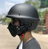 personality Rogue Helmet DOT Authenticate motorcycle Halley Retro Helmet face shield Zombies Racing quality goods