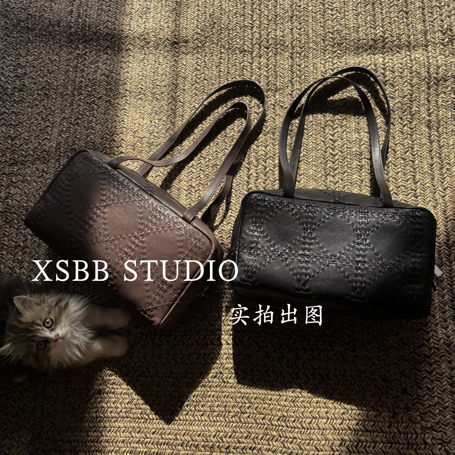 植鞣羊皮+绵羊皮Astra保龄球包图片