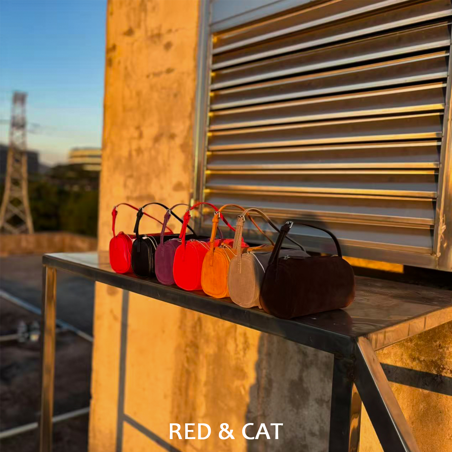 清货 头层反绒牛皮笔袋包新款手拎90S包笔筒单肩斜挎铅笔手机包