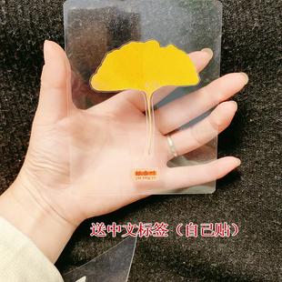 黄色超银杏树叶真落叶干花标本4寸5寸6寸书签DIY永生手工塑封精品