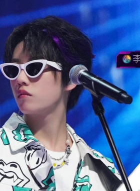 风吹半夏赵丽颖刘梦闪光的乐队李润祺同款猫眼墨镜男女小太阳眼镜