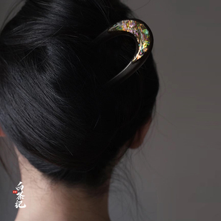 u型发簪国风2025新款原创小众简约高级感簪子发饰新中式日常女