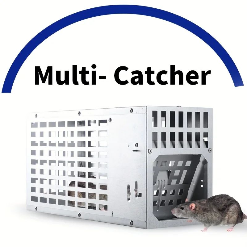 Multi-Catch Rodent Mouse Trap Rat Trap Cage-Pest Control -Al
