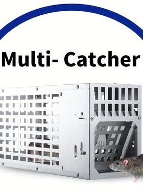 Multi-Catch Rodent Mouse Trap Rat Trap Cage-Pest Control -Al