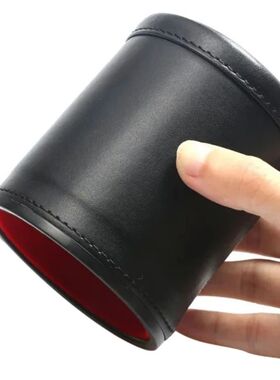 Dices Cup Leather Stable Comfortable Hand Feeling Dices Shak