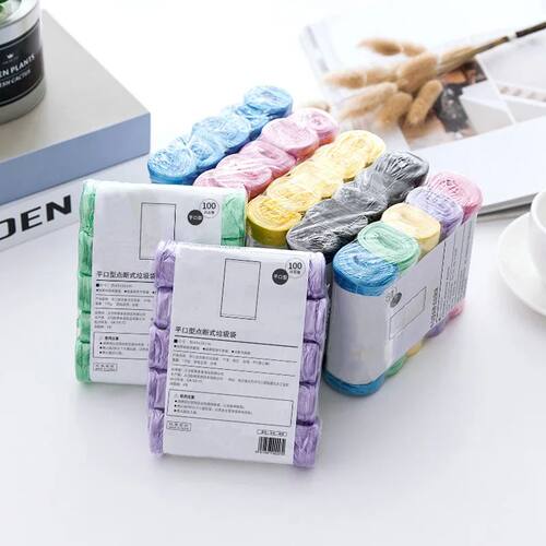 100Pcs Household Disposable Separate Trash Pouch Kitchen Sto