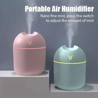 1pc Portable USB ultrasonic air humidifier, essential oil di