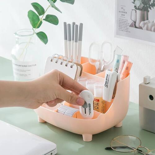 Kawaii Desktop Pen Holder Large-capacity  Stationery Sto