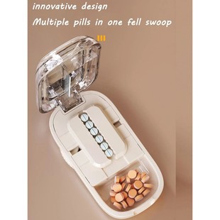 Cutter Storage Box Newest Drug Pill Portable Tabl Quartering