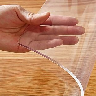 PVC transparent tablecloth with a thickness of 1.5mm, heat-r