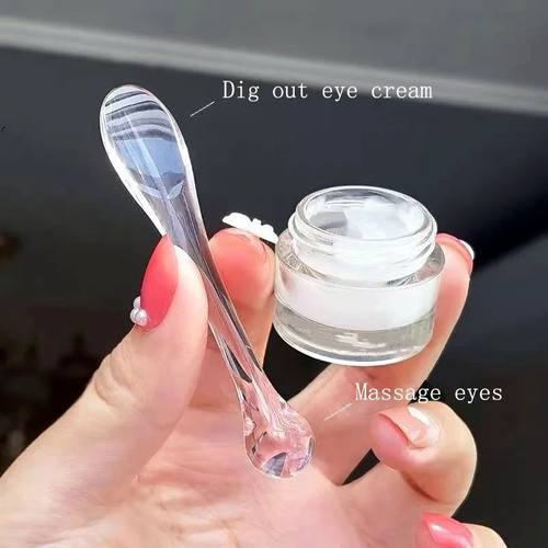 1pcs Eye Cream Applicator Spoon Roller Transparent Massage S