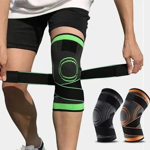 Knee Compressions Sleeve with Adjustable Straps for Running